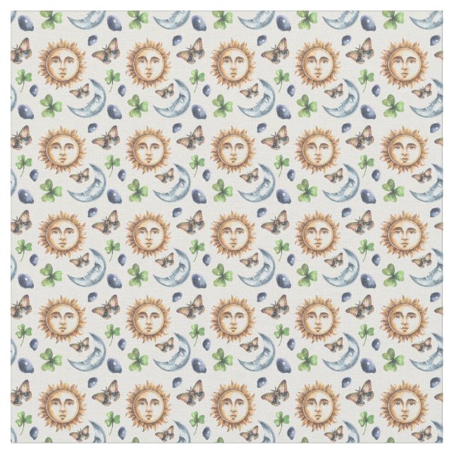 Tecido Crie Sua Própria Borboleta Celestial Sortuda (Detalhe)