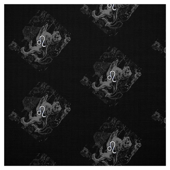 Tecido Cromo como Leo Zodiac Sinal em Hevélio (Modelo)