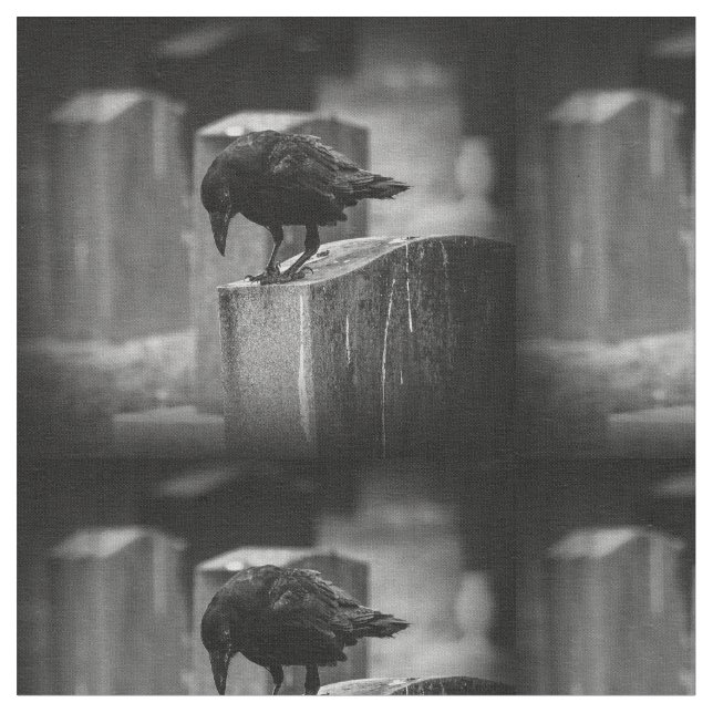Tecido Crow do Cemitério de Queda (Detalhe)
