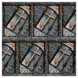 Tecido Cruz da proteção