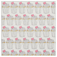 Cupcake de Coração Cor-de-Rosa Espalha Assar de Bo
