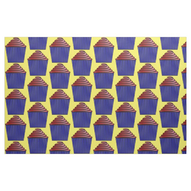 Tecido Cupcake por Kenneth Yoncich (Fat Quarter)