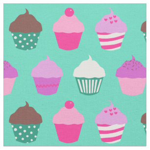 tecido cupcakes