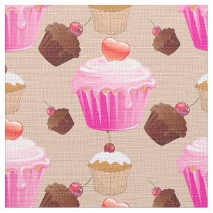 Tecido Cupcakes bonitos