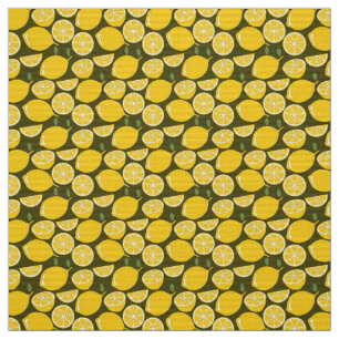 Tecido Curta Diversão Moderna de Lemon Yellow