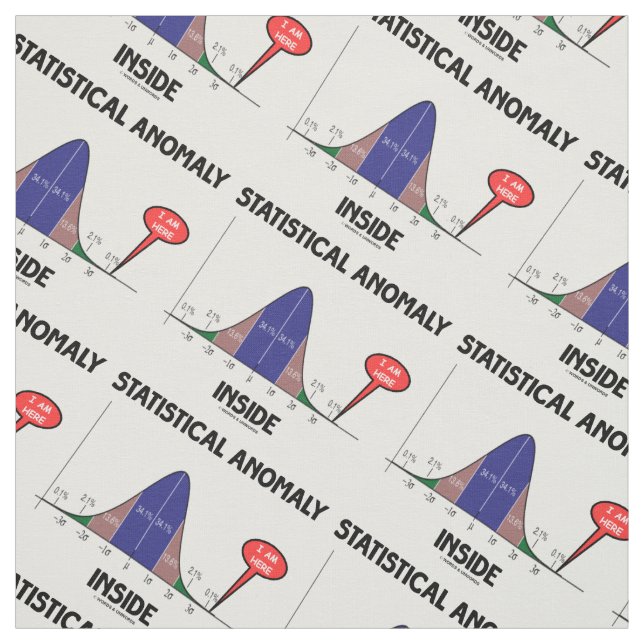Tecido Curva de Dentro de Anomalia Estatística Estou Aqui (Modelo)