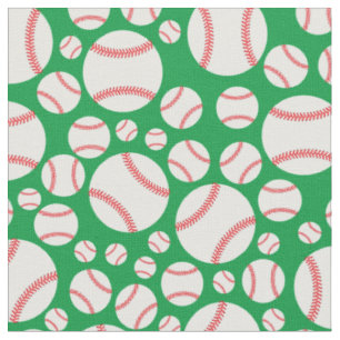 Tecido Cute desportivo de beisebol