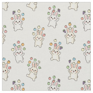 Tecido Cute Kawaii Bunny