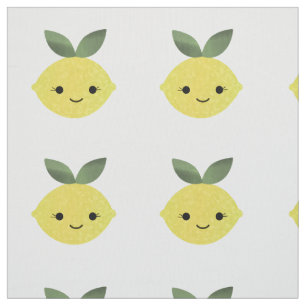 Tecido Cute Kawaii Lemon