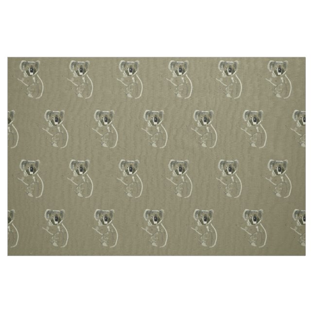 Tecido Cute Koala Bear (Fat Quarter)