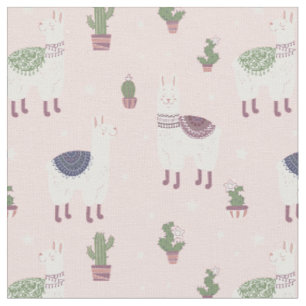 Tecido Cute Llama