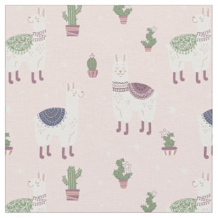 Tecido Cute Llama