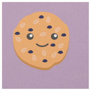 Tecido Cute Oatlight Raisin Cookie