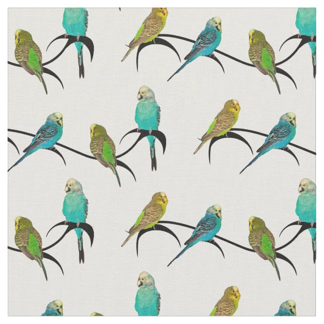 Tecido da agitação de Budgie (escolha a cor) (Detalhe)