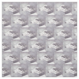 Tecido da arte do cão do perfil do galgo