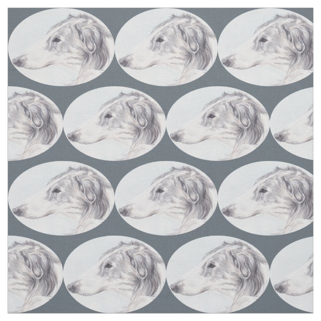 Tecido da arte do cão do Wolfhound do russo do (Modelo)