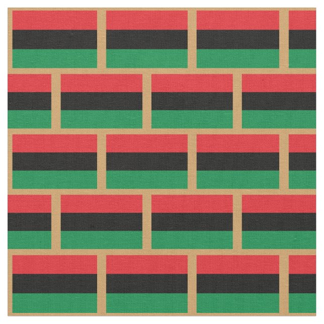 Tecido da bandeira da Unia e Moda da bandeira Pan- (Detalhe)