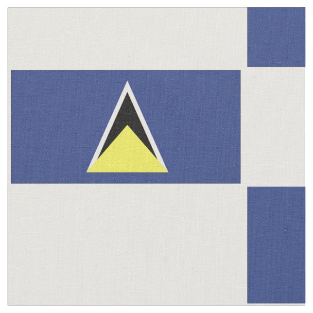 Tecido da bandeira de St Lucia (Detalhe)