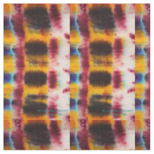 Tecido da Cauda de Tie-Dye Tiger