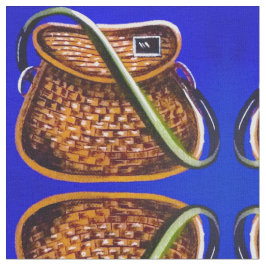 Tecido da Cesta de Pesca Vintage