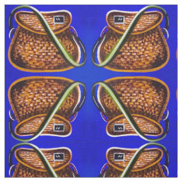 Tecido da Cesta de Pesca Vintage