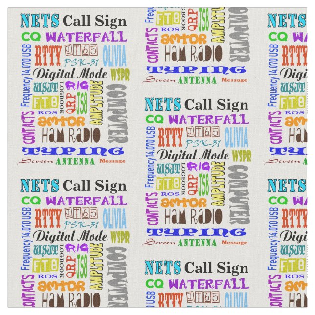 Tecido da colagem da palavra do modo de Digitas do (Detalhe)