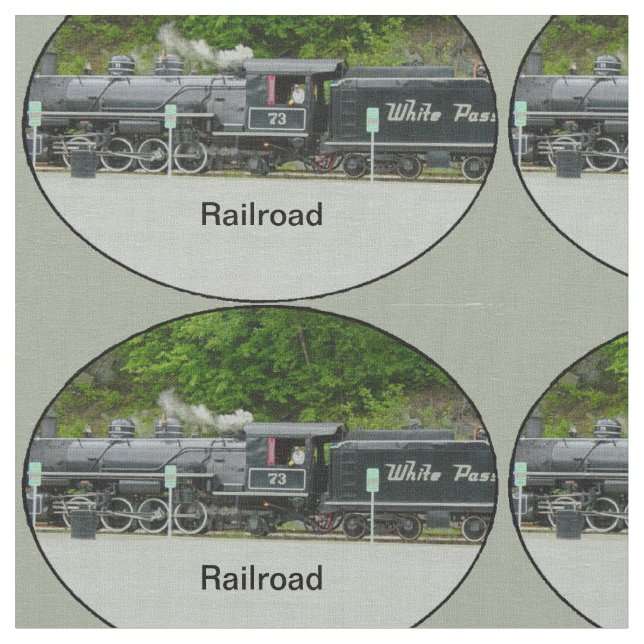 Tecido da estrada de ferro (Detalhe)