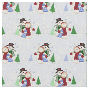 Tecido da Família Snowflakes Snow