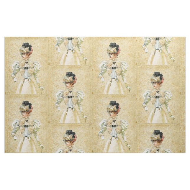 Tecido da forma das senhoras do Victorian do (Fat Quarter)