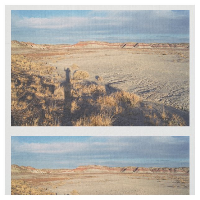 Tecido da foto da onda do deserto da floresta (Modelo)