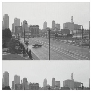 Tecido da foto de Kansas City, arquitectura da