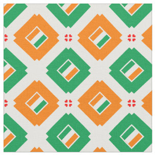 Tecido da Irish Flag & Ireland