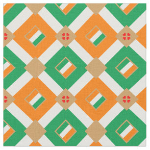 Tecido da Irish Flag & Ireland