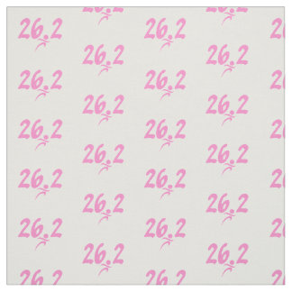 Tecido da maratona do rosa 26,2