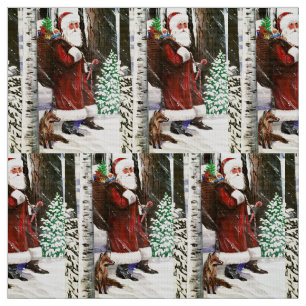 Tecido da Raposa do Papai Noel