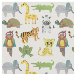 Tecido da Selva Animal Nursery