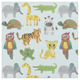 Tecido da Selva Animal Nursery