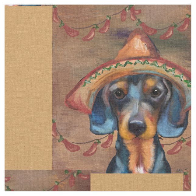 Tecido Dachshund  (Detalhe)