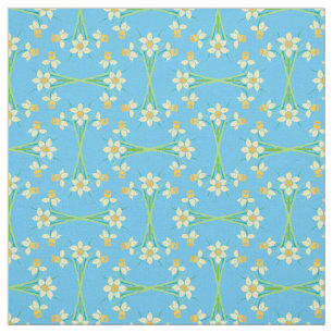 Tecido Daffodils feitos sob encomenda do primavera no