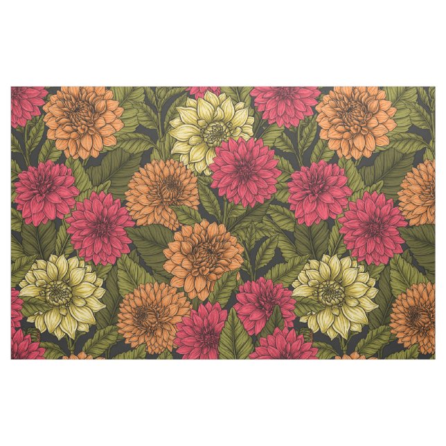 Tecido Dahlia jarden (Fat Quarter)