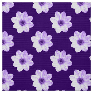 Tecido Dahlia Pattern - Roxo