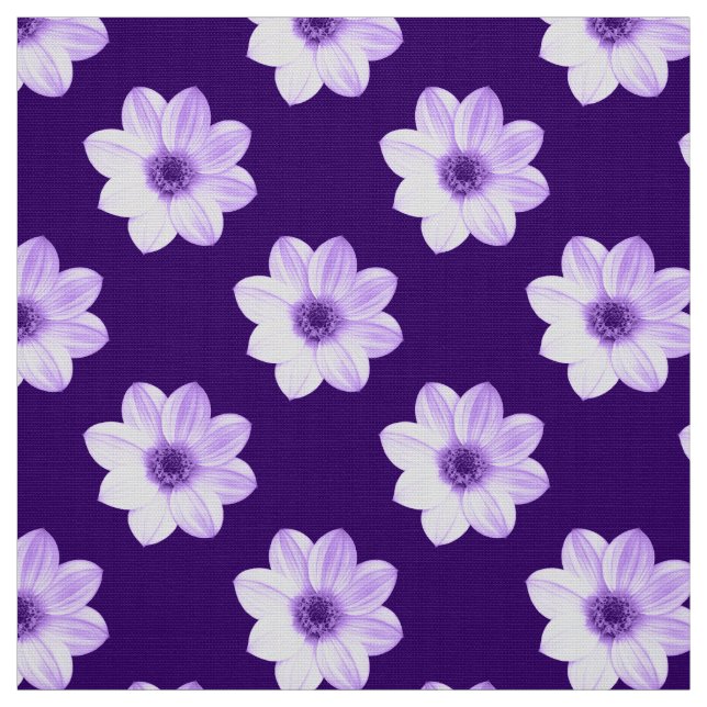 Tecido Dahlia Pattern - Roxo (Modelo)