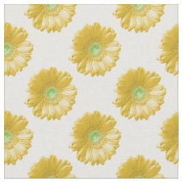 Tecido Daisy gerbera amarela