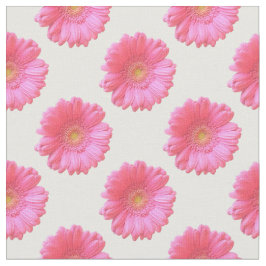 Tecido Daisy gerbera rosa