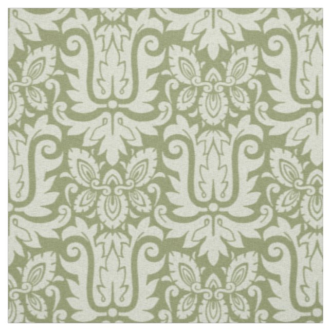 Tecido Damasco 1885, Willow Green (Modelo)