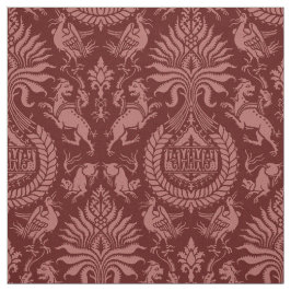 Tecido Damasco do 12 século com animais