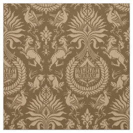 Tecido Damasco do século 12 com Animais