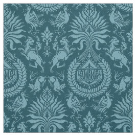 Tecido Damasco do século 12 com Animais