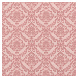 Tecido Damasco Rosa Vintage