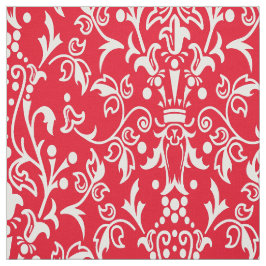 Tecido Damask Red